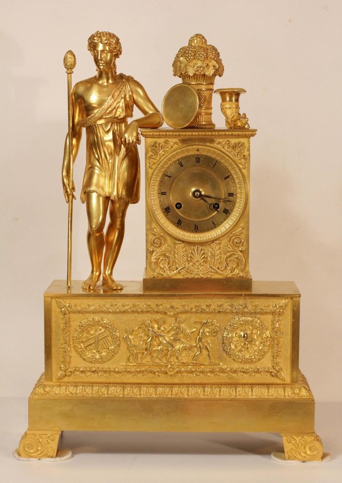 старинные каминные часы АМПИР Франция нач 19 века